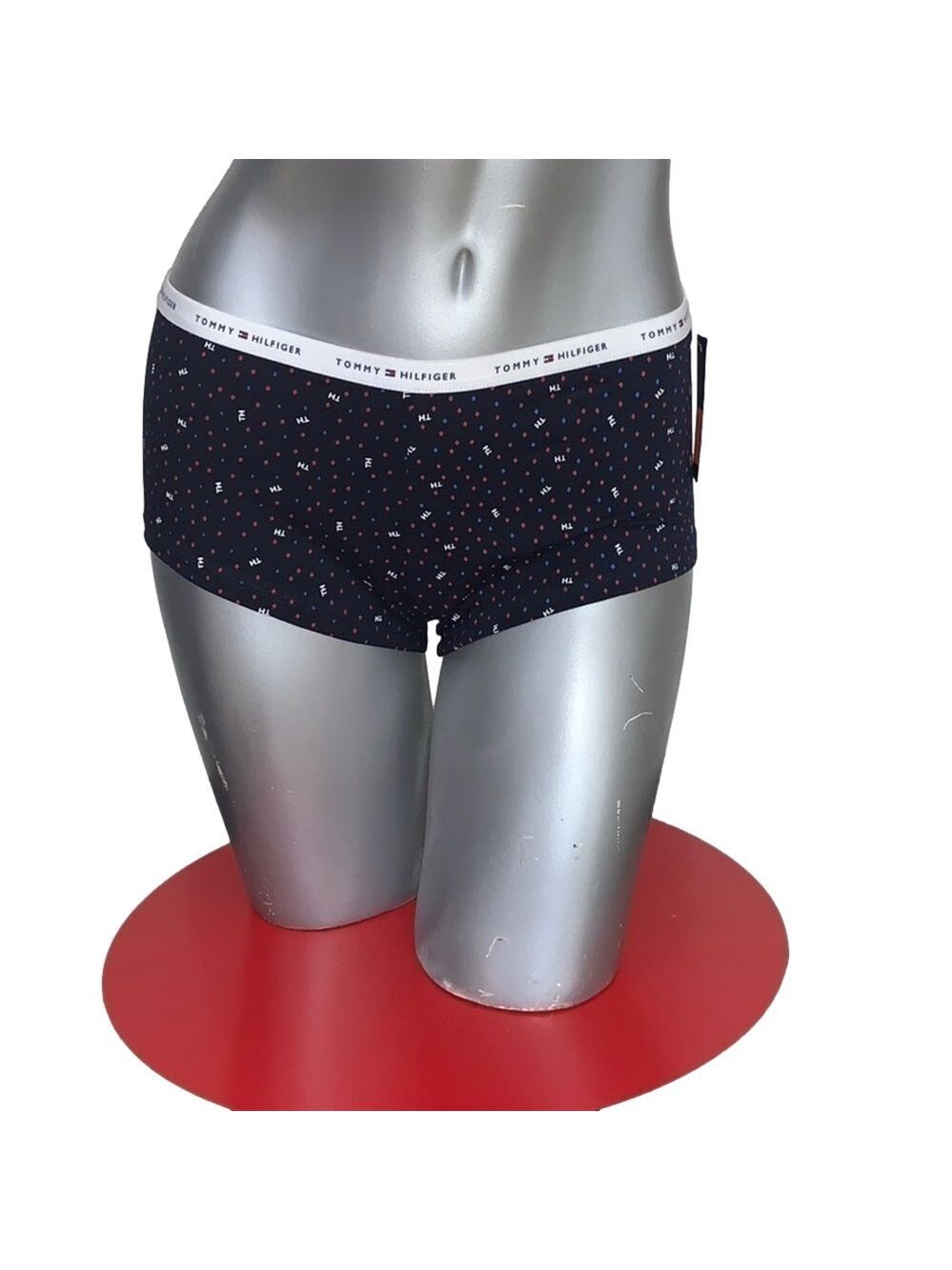 3 PAIR WOMEN’S TOMMY HILFIGER BOY SHORTS BOYSHORTS PANTIES SIZE LARGE SET OF 3